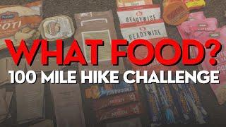 What Food I’m Packing for 4 Days - THE HIKE