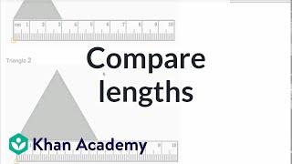 Comparing lengths | Measurement and data | Early Math | Khan Academy