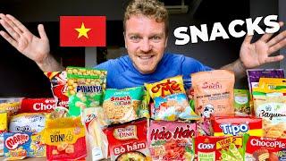 Trying The MOST POPULAR VIETNAM Convenience Store SNACKS For The First Time 