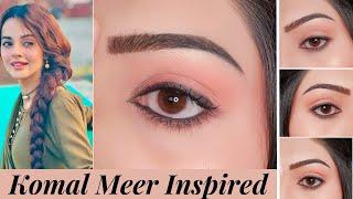 Qalander Komal Meer inspired eyemakeup look  |  Everyday eye makeup look just in 5 minut