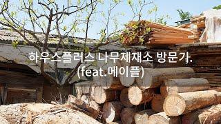 하우스플러스 제재소 방문기(feat.메이플)