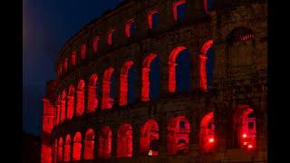 Lighting up a colosseum by artist Kari Kola