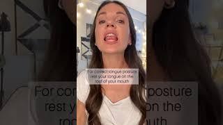 How to correct tongue posture by Face Yoga Expert Natalia Broberg, Founder of fit-faces.com