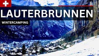 Winterwunderland Schweiz Mit 2 Kastenwagen ins Herz der Alpen ️️  Wintercamping in Lauterbrunnen