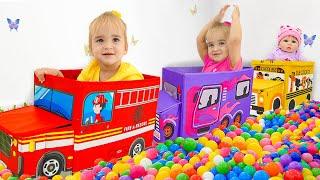 Wheels On The Bus story with Alice | Nursery Rhymes & Kids Songs