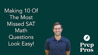 Solving 10 Of The Hardest SAT Math Problems from Official Tests