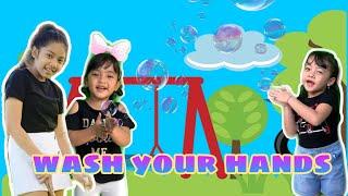 WASH YOUR HANDS SONG  // wahaha tv