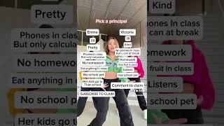 Pick a principal! || not my background vid! || #principal #pickaprincipal
