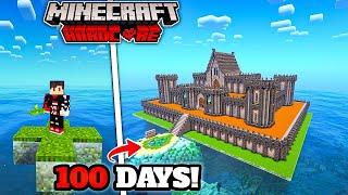 I Survived 100 days on AQUATIC ISLAND in  Minecraft Hardcore