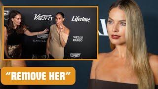 Margot Robbie Asks Meghan’s Assistant to Remove Her From Variety’s Gala Red Carpet & Denys Her Photo