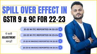 Understanding Spill-Over Effects in GSTR 9 & GSTR 9C Filing | Expert Discussion