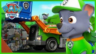 Rocky pulisce la spiaggia con il suo nuovo Re-Use It Recycling Truck - PAW Patrol I cuccioli Episodi