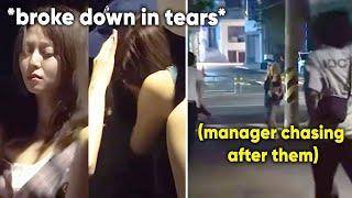 Yunjin broke down in tears while filming for comeback (manager chased them after trying to escape)