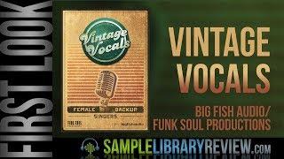 First Look: Vintage Vocals by Big Fish Audio - Funk/Soul Productions