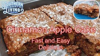 Cinnamon Apple Cake