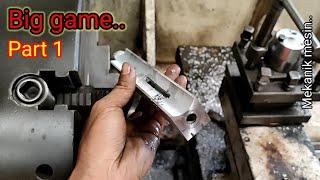 Making a PCP air rifle chamber with a manual lathe