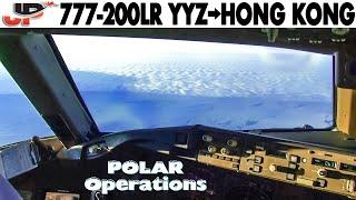 Air Canada Boeing 777 POLAR Route to Hong Kong | Full Cockpit Flight and Presentations (2011)