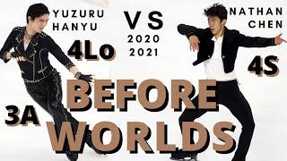 Yuzuru HANYU vs Nathan CHEN: Season 2020/21 [BEFORE WORLDS]