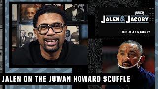 Jalen Rose's reaction to the Juwan Howard scuffle after the Michigan-Wisconsin game | Jalen & Jacoby