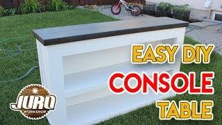 Console Table - Easy DIY Project | JURO Workshop