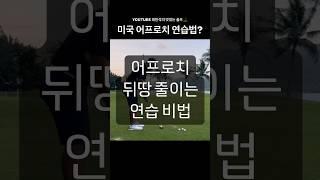 골프레슨 “몸으로 어프로치하는 방법을 배우셔야 합니다.”