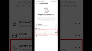 How to Change Instagram Mobile Number | Change Mobile Number #shorts #instagram
