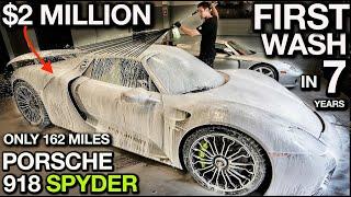 Porsche 918 Spyder First Wash in 7 Years Detail and Sell!