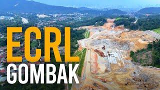 ECRL Gombak, Selangor: Lebuhraya KL Karak - Sungai Chinchin - MRR2 - Terminal Bersepadu Gombak (TBG)