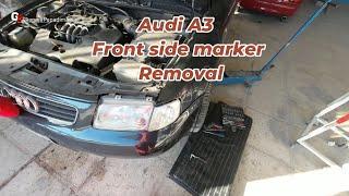 Audi A3  (1996–2003) Front side marker Removal