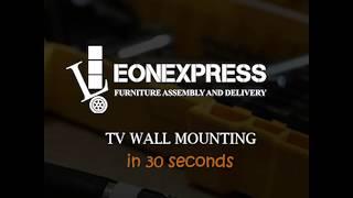 TV Wall Mounting in 30 sec. Professional TV Installation Toronto GTA.