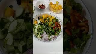 Refreshing Mango salad recipe for summer #mangosalad#shorts #shortvideo #viralvideo #summersalads