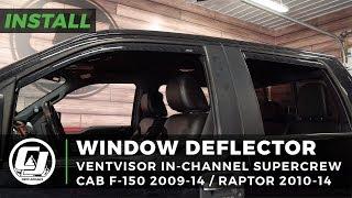 Ford F-150 Raptor Install: AVS In-Channel Ventvisor Window Deflectors