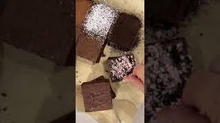 Perfect Pave Brownies for the Holidays Recipe #shorts