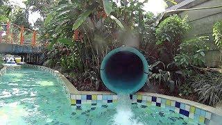 Strange Tube Water Slide at The Jungle Waterpark