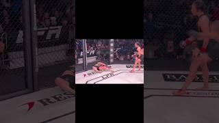 KENDRA MCINTYRE VS KATARINA LEGORETTA (KO of the year) #mma #knockout #nocaute #fight #lfa #sd #sad