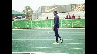 Trayvon Bromell workout session with Trentavis Friday