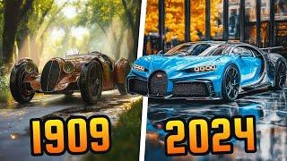 Evolution of Bugatti (Animation) [NEW]