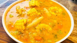 Trinidad Corn Soup Recipe | Caribbean Flavors | Trinidad | Sarika R