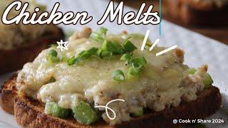 20 Minute Dreamy Cheesy Chicken Melts - Heavenly Comfort!