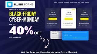 40% OFF Fluent Forms Lifetime Deal for Black Friday Sale 2024 | Best Fluent Forms Discount