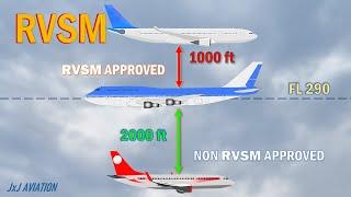 Understanding RVSM in 4 minutes! | What is RVSM? | Aircraft Requirements & General Requirements |