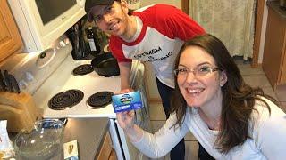 Day 30 - Making Dinner!  Sardine Patties!