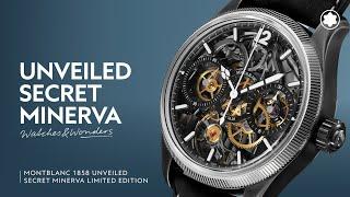 Montblanc 1858 The Unveiled Secret Minerva Monopusher Chronograph Limited Edition I Montblanc