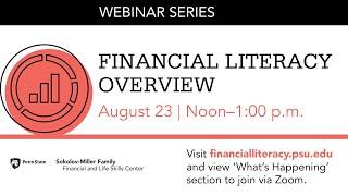 Financial Literacy Overview - Framework for Money Management