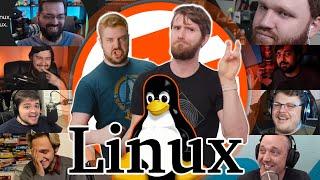 LTT's Linux Daily Driver Challenge Reaction Supercut