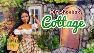 Turning A Shoebox Into A Dollhouse Cottage: Doll Room Makeover