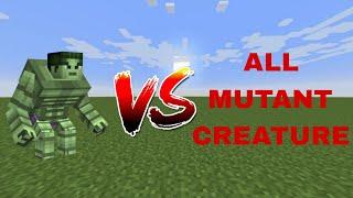 Mutant hulkwuwi vs All Mutant Creature | minecraft mob battle |