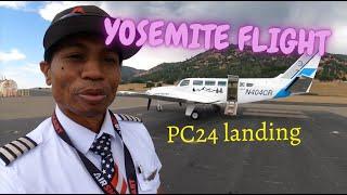 Flying out to Yosemite in the PC-24 Pilatus Jet