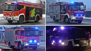 [WINTEREINBRUCH in NRW! ️] - EINSATZFAHRTEN von FEUERWEHR, RETTUNSGSDIENST & THW!