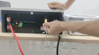 EASUN POWER Lithium battery and inverter communication test BMS